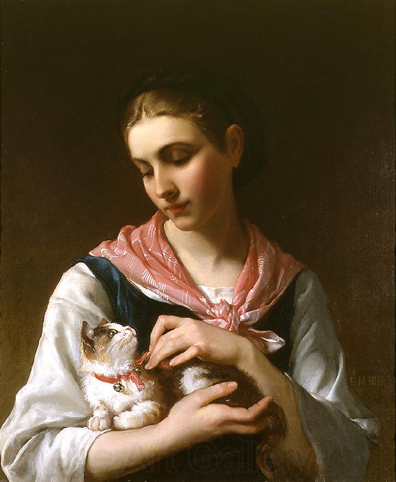 Emile Munier A Special Moment France oil painting art